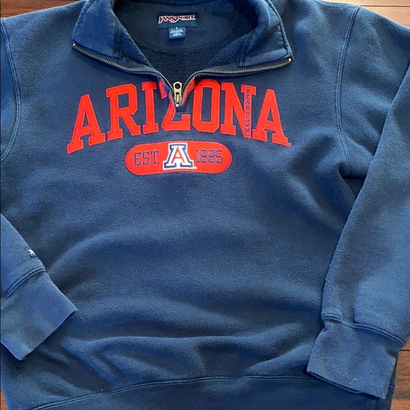 Jansport Tops - University of Arizona JanSport Quarter Zip Sweater